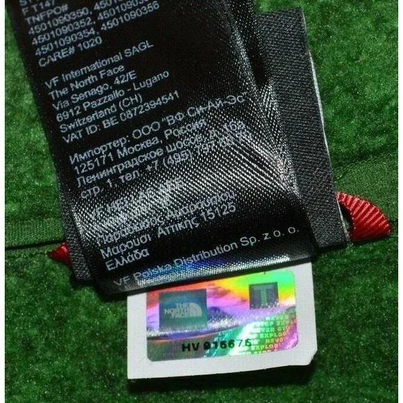 The North Face TNF A7RF Green 1/4 Zip Pull Over Jacket Men's‎ Size Large - Picture 5 of 5